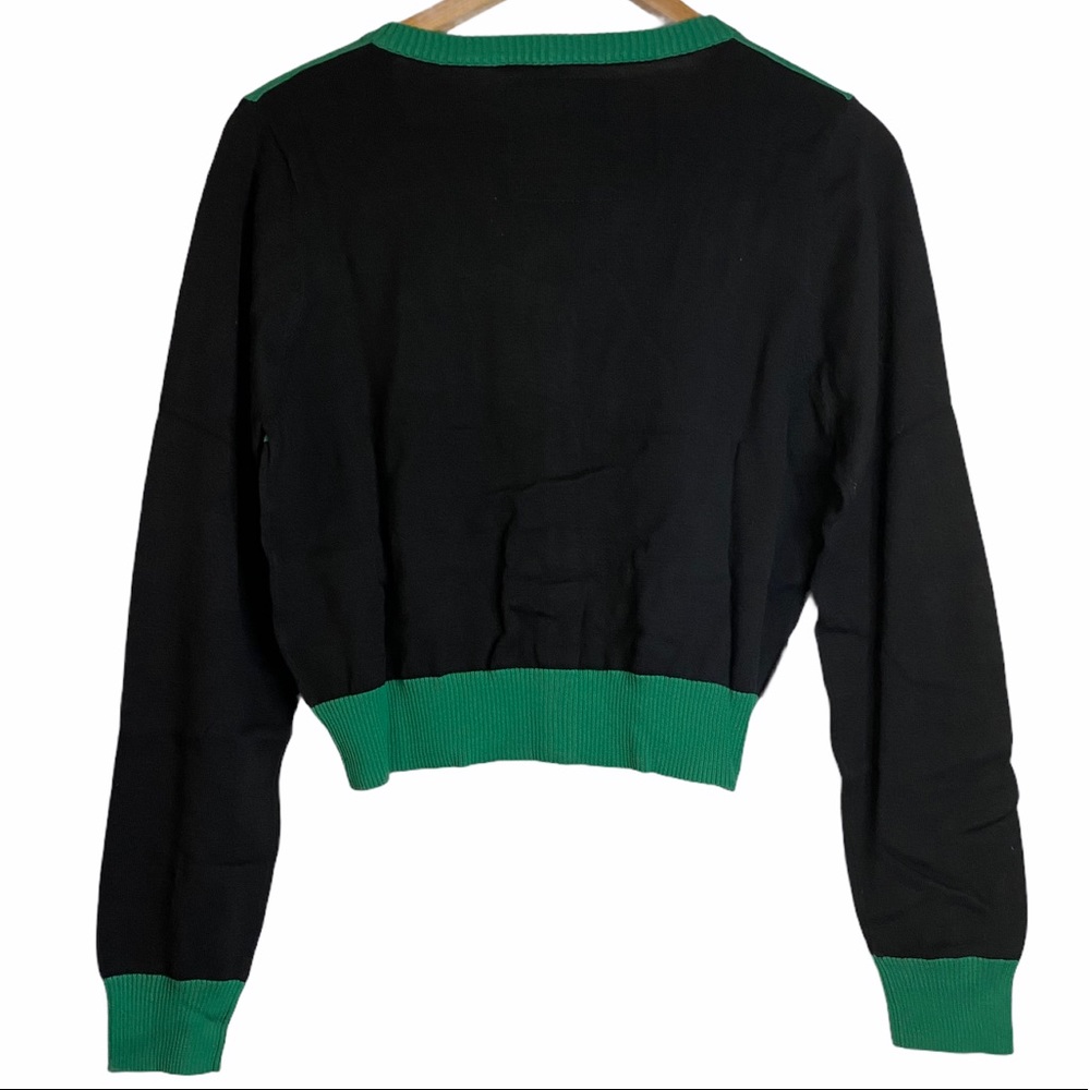 Marvel Loki Embroidered Knit Crop Cardigan XL - Picture 2 of 10